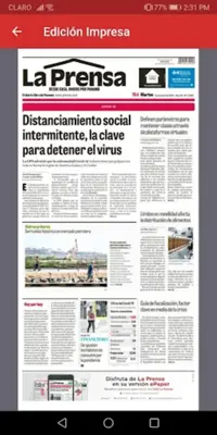 Prensa.com android App screenshot 0