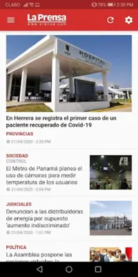 Prensa.com android App screenshot 5